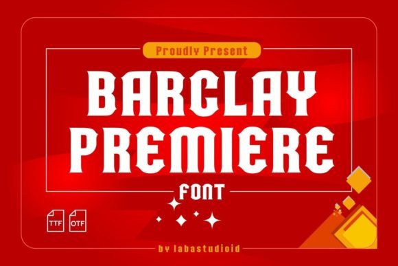 Barclay Premiere: A Bold and Elegant Font for Sports Web Design