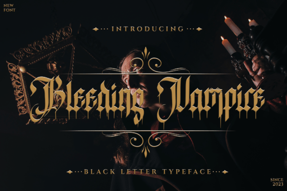 Bleeding Vampire Font: A Bold Typeface for Marketers on the Move