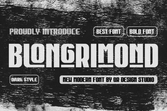 Blongrimond Font: A Bold Typeface for Digital Branding