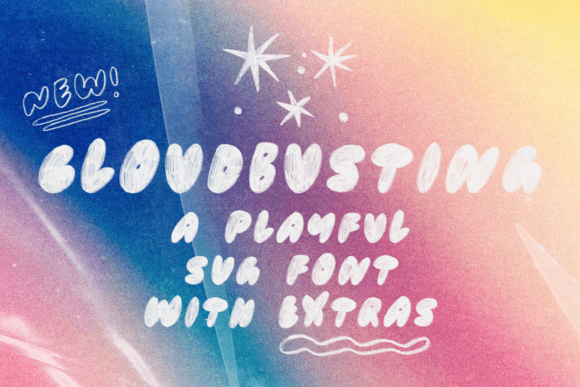 Cloudbusting Font: A Playful Display Typeface for Digital Design