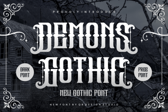 Demons Gothic Font: A Bold Typeface for Digital Branding