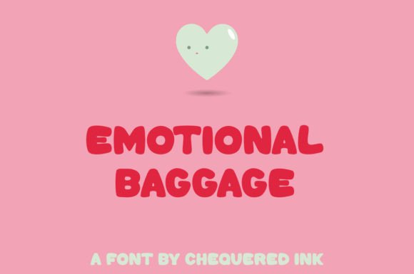 Emotional Baggage Font: A Playful Typeface for Digital Design