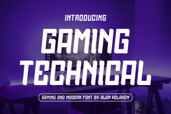 Gaming Technical Font Review: A Bold, Trendy Typeface for Creative Projects