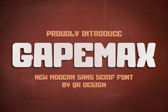 Gapemax Font: A Bold Typeface That Elevates Branding for Small Businesses