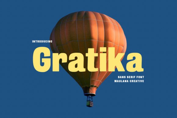 Gratika: A Display Font with Editorial Charm