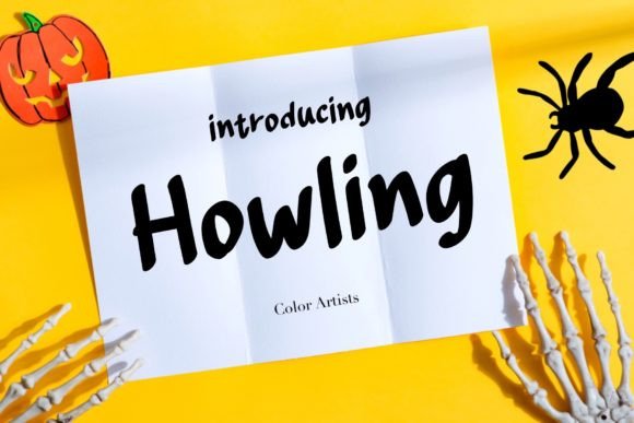 Howling Font: A Wildly Confident Typeface for Editorial Design