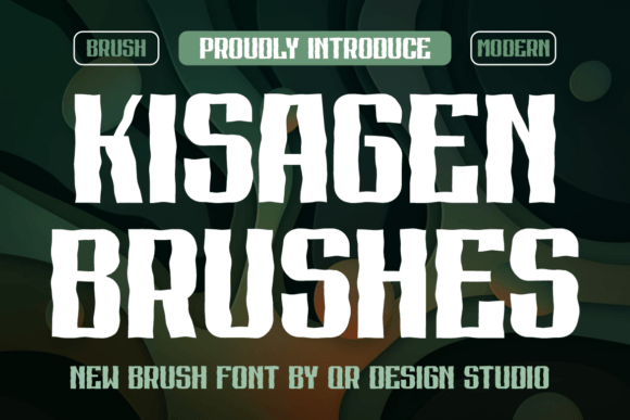 Kisagen Brushes Font: A Bold Typeface for Digital Marketers