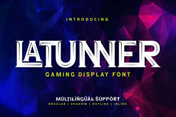 Latunner Font: A Bold Typeface for Editorial Design