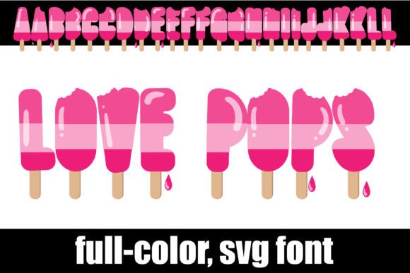 Love Pops Font: A Colorful Typeface for Modern Web Design