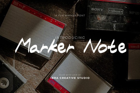 Marker Note: A Playful Typeface for Editorial Expression