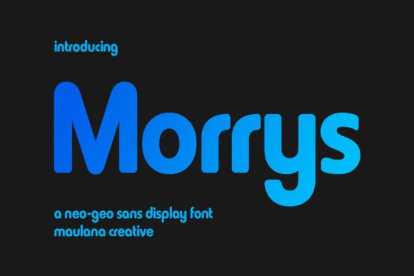 Morrys Font: A Bold Typeface for Memorable Marketing