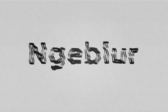 Ngeblur Font Review: A Bold Script for Creative Branding
