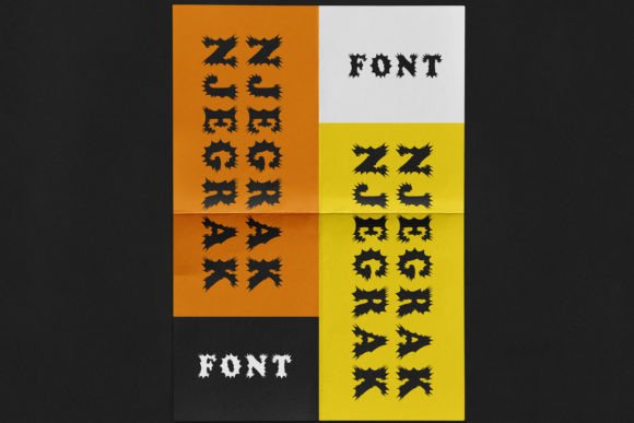 Njegrak Font: A Bold Typeface for Digital Impact