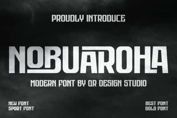 Nobuaroha: A Bold Typeface for Digital Branding