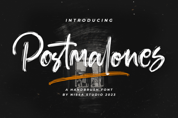 Postmalones: A Bold Handwritten Font for Editorial Design