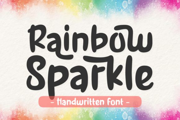 Rainbow Sparkle: A Font That Elevates My Brand's Visual Appeal