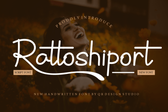 Rattoshiport Font: A Bold Display Typeface for Editorial Design