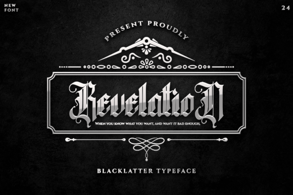 Revelation Font Review: A Bold Blackletter for Branding Projects