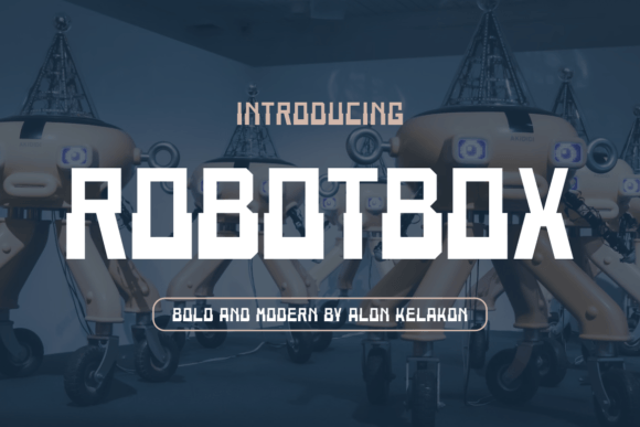 Robotbox: A Bold Typeface for Branding Projects
