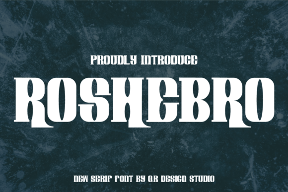 Roshebro Font: A Modern Serif for Editorial Elegance