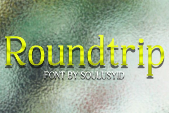 Roundtrip: A Stylish Serif Typeface for Web Designers