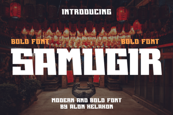 Samugir: A Serif Font with Strong Editorial Presence