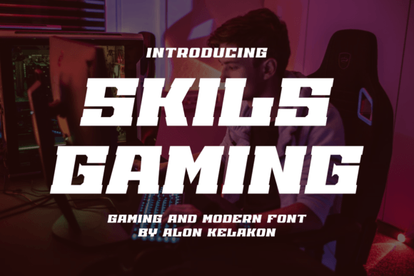 Skils Gaming: A Bold Typeface for Dynamic Projects