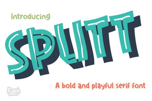 Splitt Font: A Playful Serif for Editorial Design