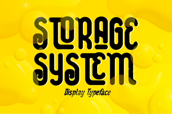 Storage System Font: A Bold Sans Serif for Campaign Impact