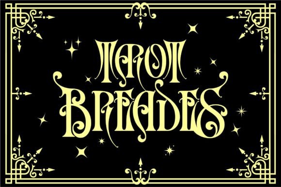 Tarot Breades Font for a Bold Brand Identity