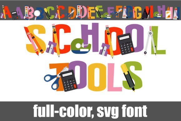 Typography Meets Education with the School Tools Font
