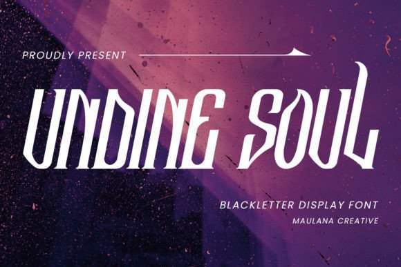 Undine Soul Font: A Blackletter Typeface for Digital Branding