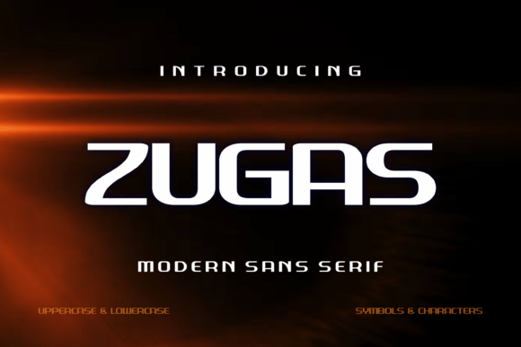 Zugas Font – A Bold Typeface for a Polished Brand